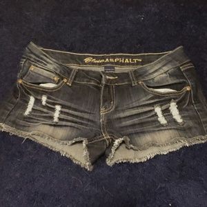 Blue Asphalt Jean shorts